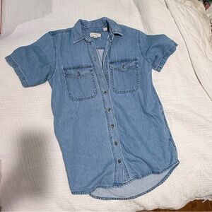 Universal Threads Denim Short Sleeve Shirtdress